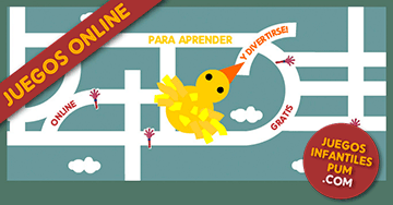 Juegos de laberintos para niños, jugar online y gratis: pajarito
