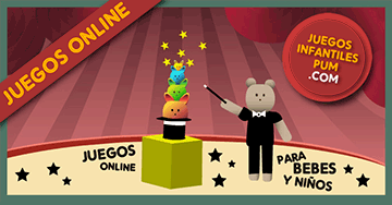Juegos educativos para bebés, niñas y niños pequeños: El Mago Boris. Juegos gratis online para 1 y 2 años