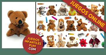 Juegos para niñas, niños y bebés online y gratis: Peluches