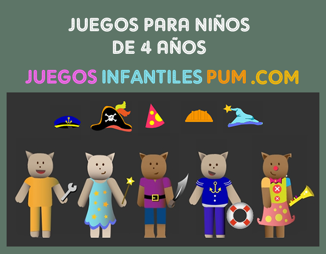 Juegos para niños de 4 años en Juegos Infantiles Pum