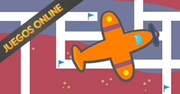 Juegos infantiles sin descargar. Laberintos online para niños de 3 a 6 años: Avión