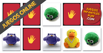 Juegos de memoria para niños pequeños online y gratis. Memotest infantil: muñecos de peluche
