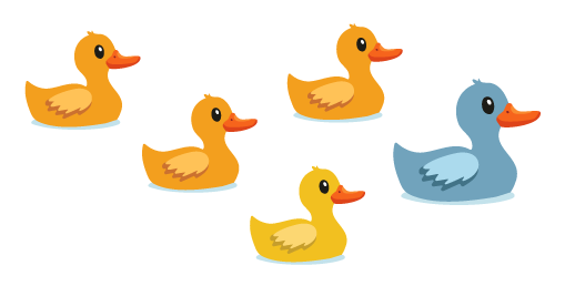 Juego infantil educativo online para niños pequeños y bebés: Patitos