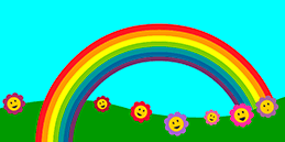 Juegos para bebes, niñas niños: Creando un Arcoiris!