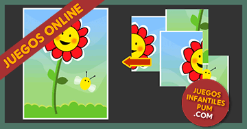 Rompecabezas online y Puzzle gratis para niños de 2, 3 y 4 años: Flor