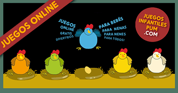 Juegos gratis para bebés, niñas y niños tocando cualquier tecla y tocando la pantalla: Gallinas y pollitos